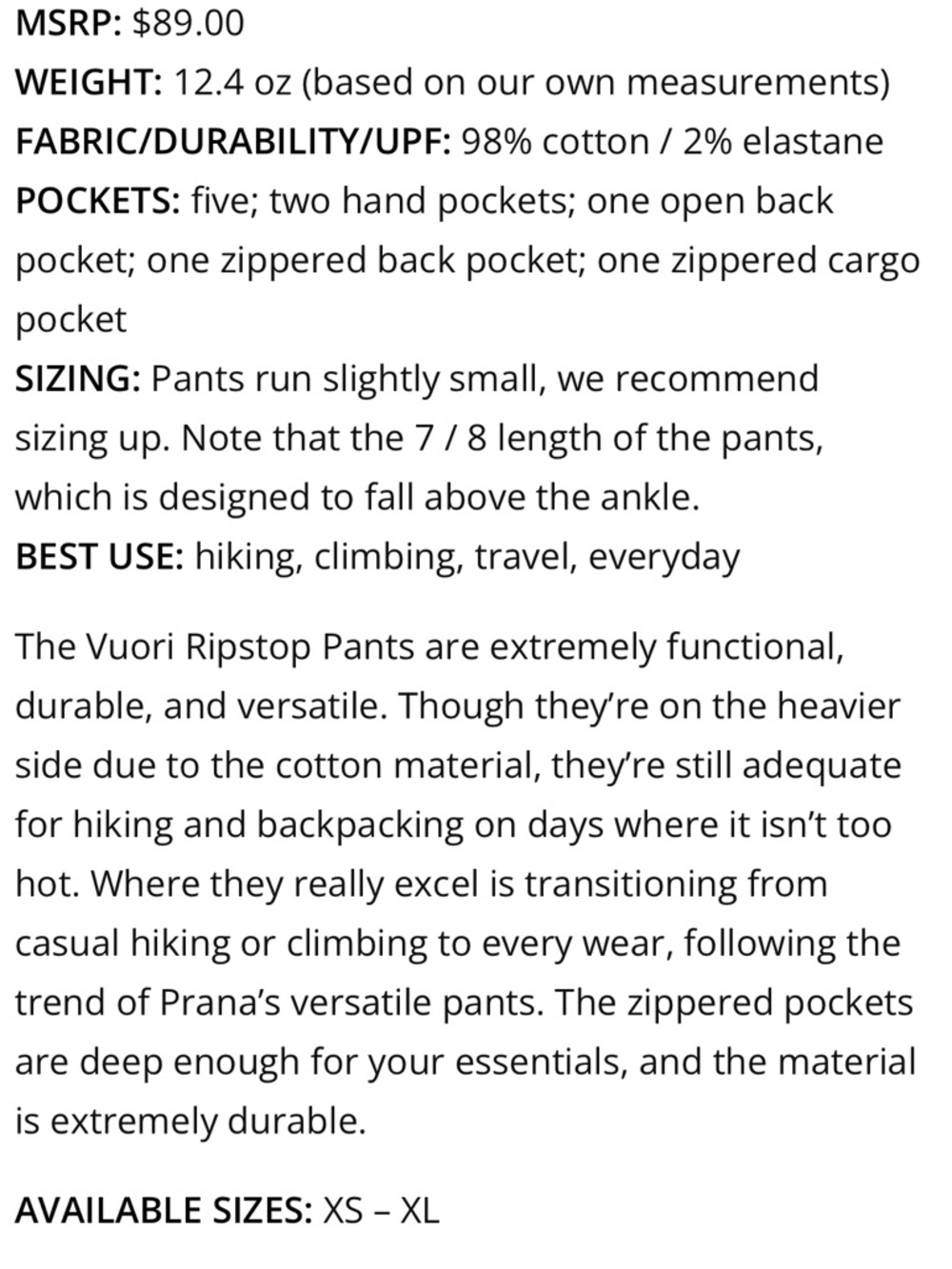 Vuori Women's Ripstop Pants in Mauve-Taupe - Picture 5 of 9